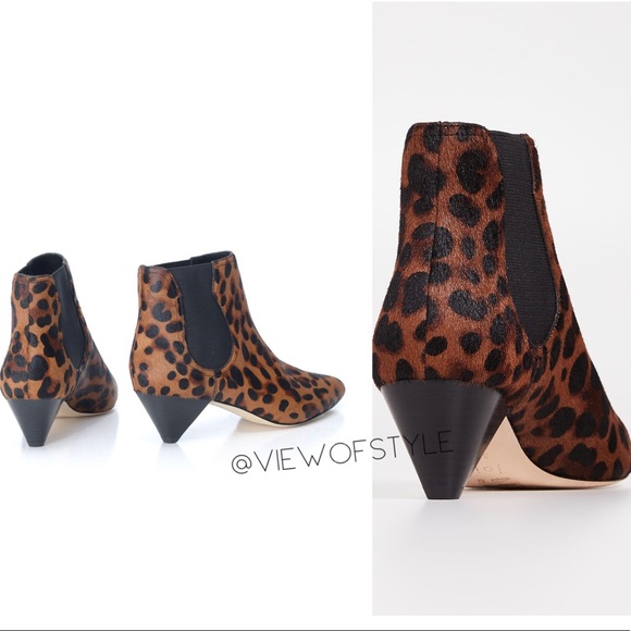 Joie Barleena leopard calf hair CHELSEA ankle bootie - Picture 14 of 16